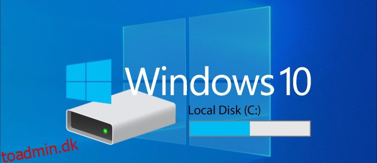 Sådan frigøres plads på C-drevet i Windows 10