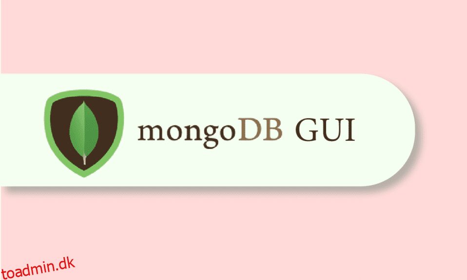 16 bedste MongoDB GUI-apps