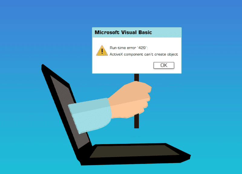 Ret Runtime Error 429 i Windows 10