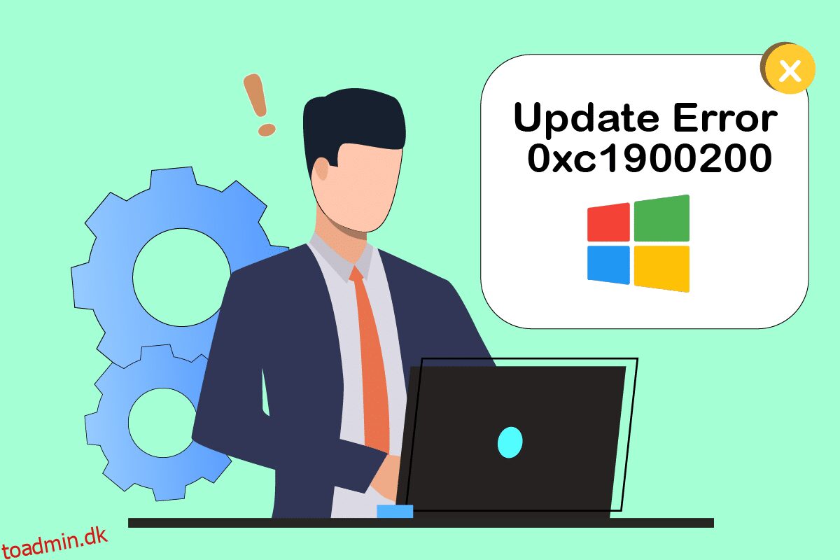 Ret Windows 10-opdateringsfejl 0XC1900200