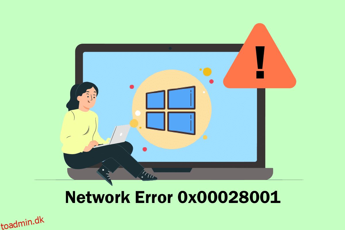 Ret netværksfejl 0x00028001 på Windows 10