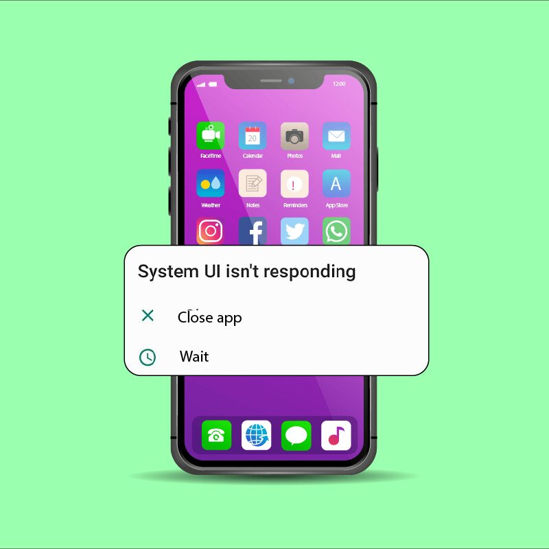 Fix System UI har stoppet sort skærm på Android