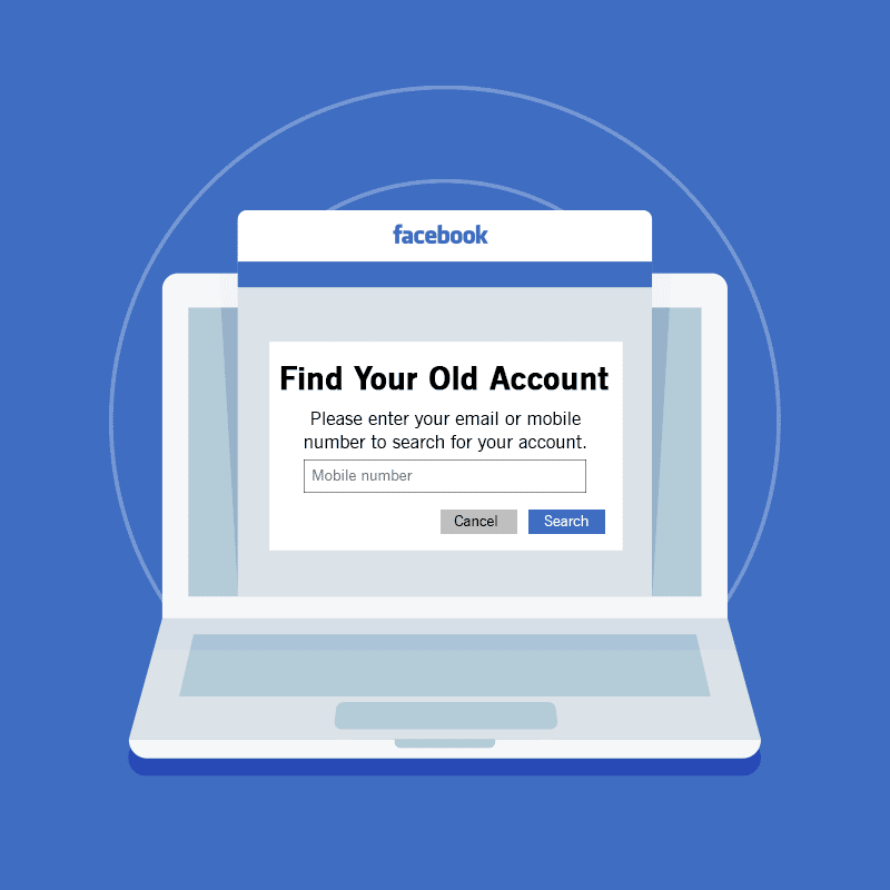 Hvordan får jeg min gamle Facebook-konto tilbage