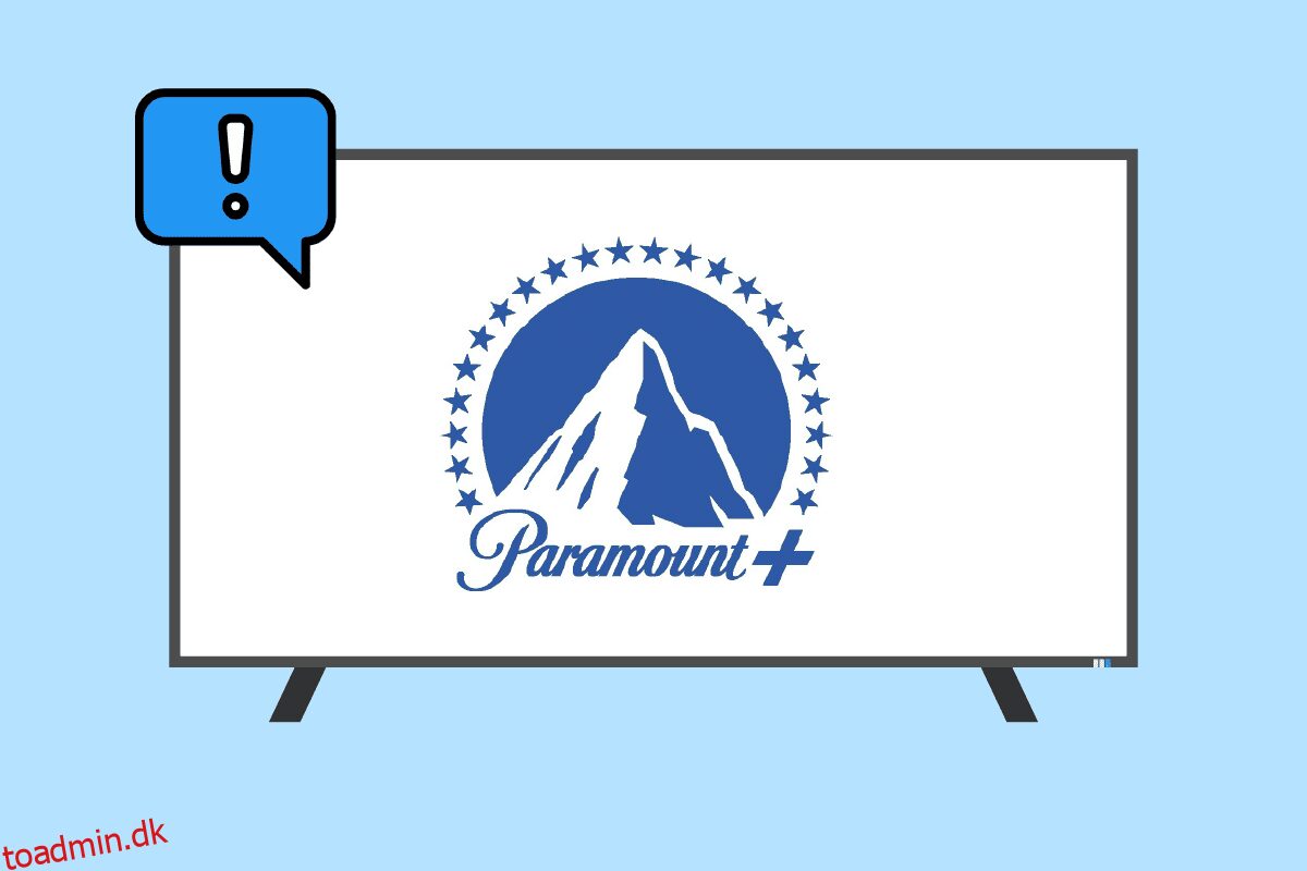Hvorfor virker mit Paramount Plus ikke på mit tv?