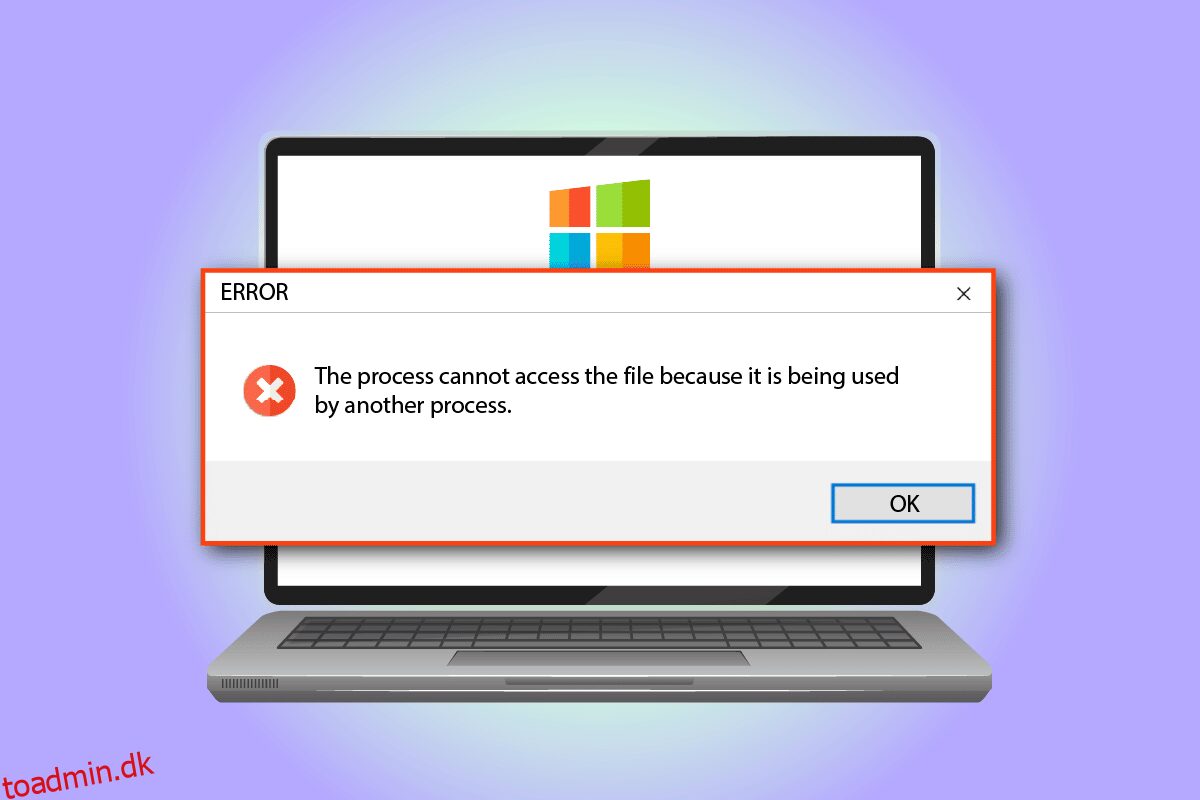 Ret processen Kan ikke få adgang til filfejlen på Windows 10