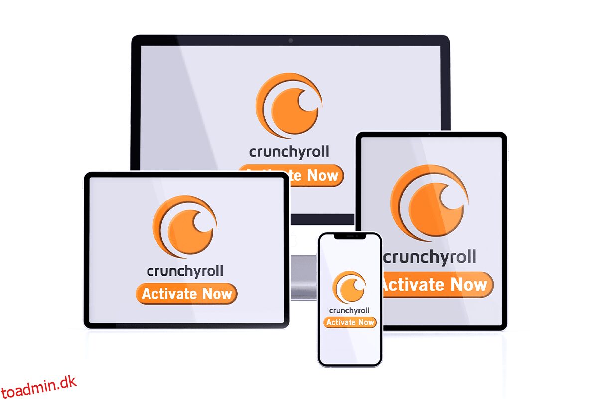 Sådan aktiveres Crunchyroll på enhver enhed
