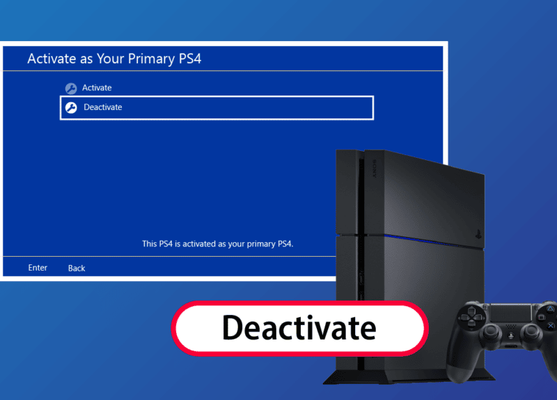 Sådan deaktiveres primær PS4-konsol