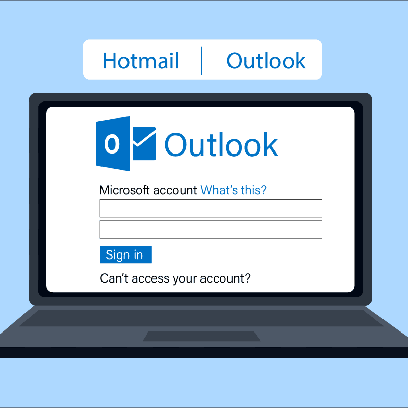 Sådan får du adgang til gammel Hotmail-konto