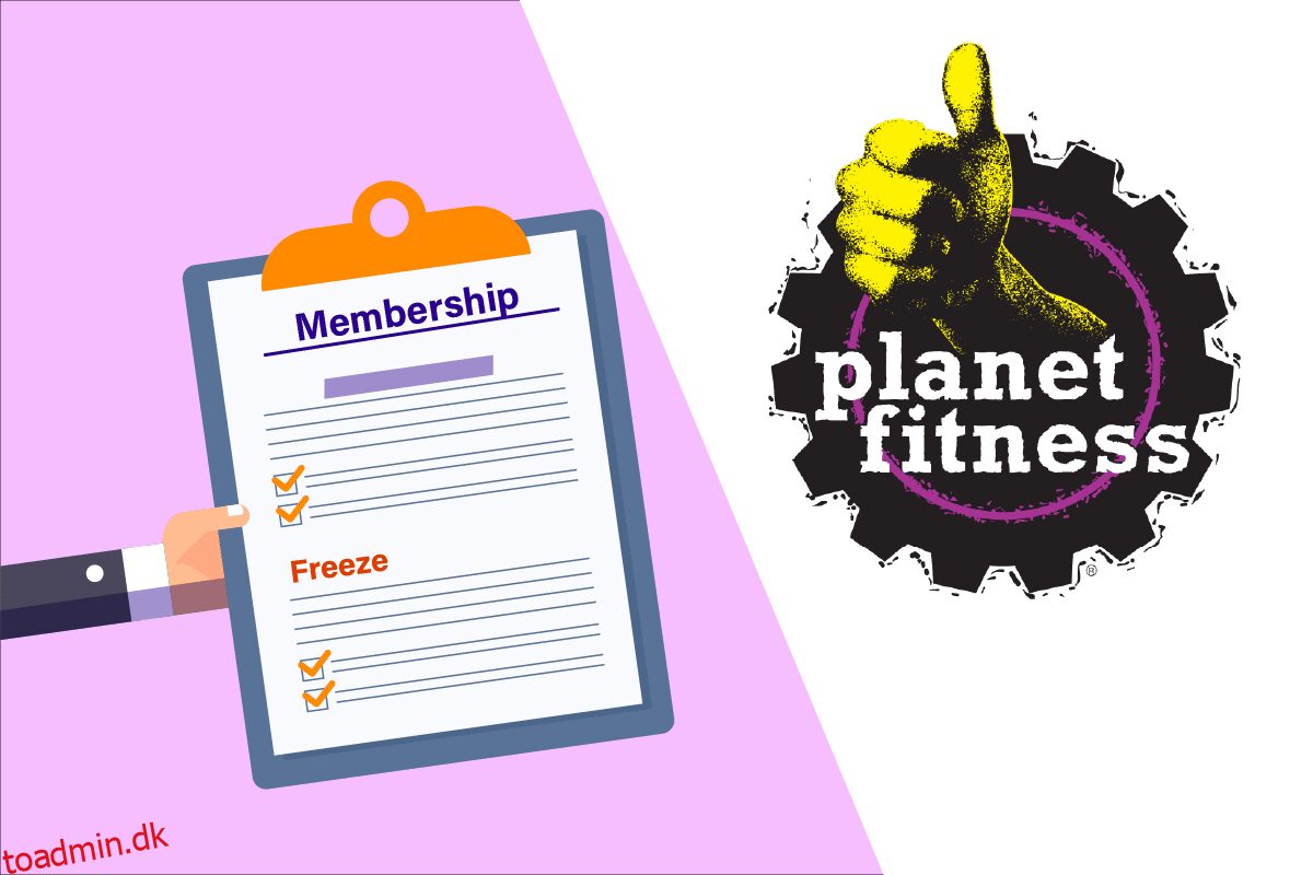 Sådan fryser du Planet Fitness-medlemskab