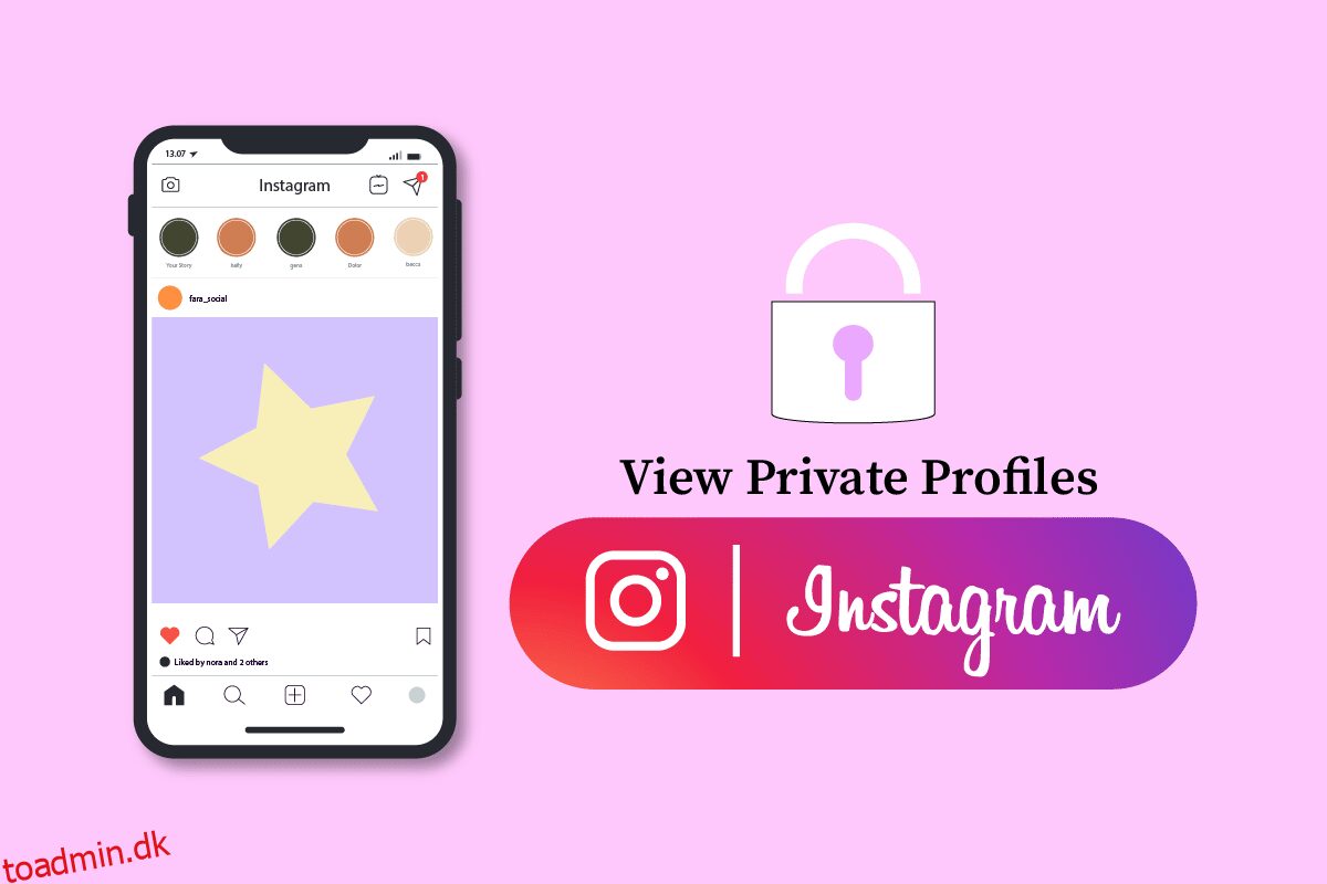 Sådan ser du private Instagram-profiler