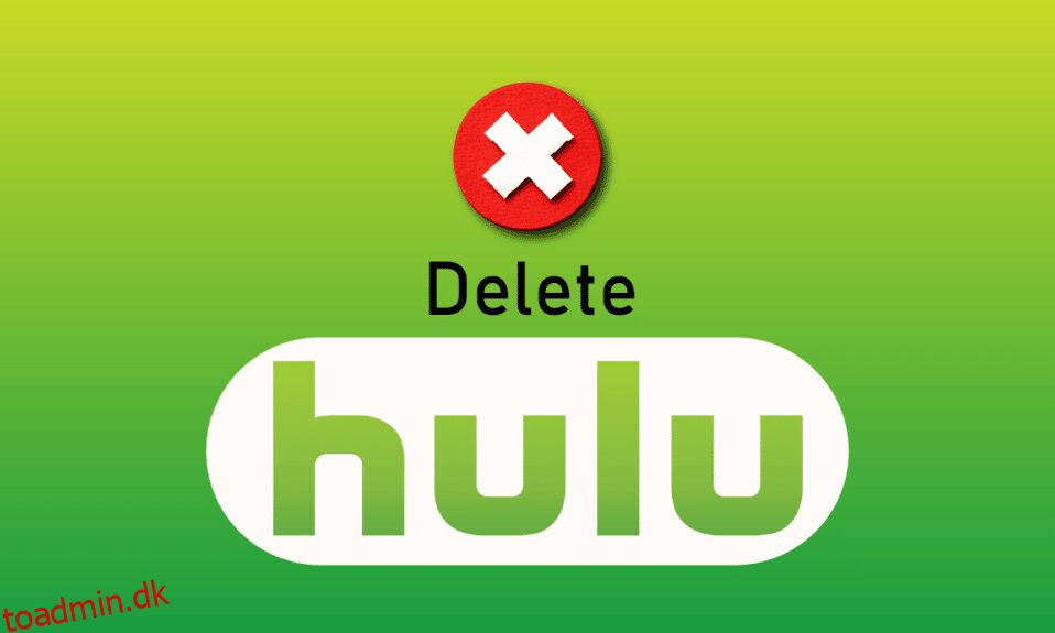 Sådan sletter du Hulu-konto