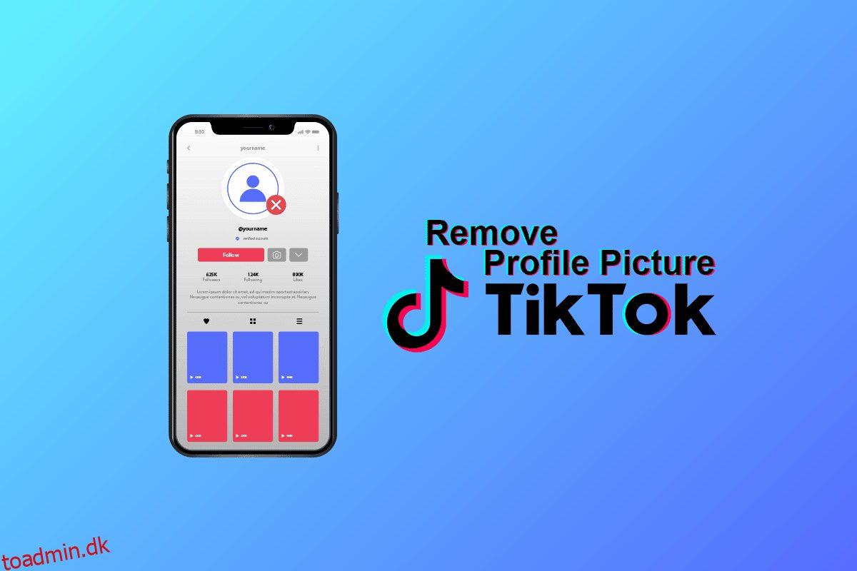 Sådan fjerner du profilbillede på TikTok