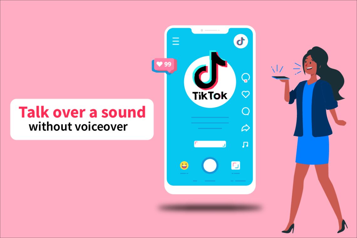 Sådan taler du over en lyd på TikTok uden voiceover