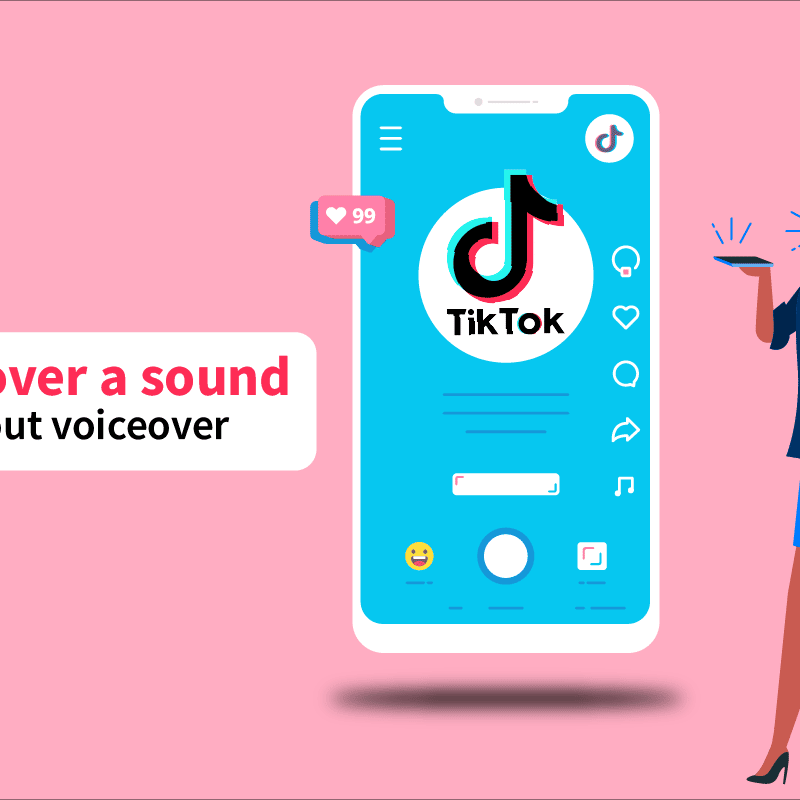 Sådan taler du over en lyd på TikTok uden voiceover