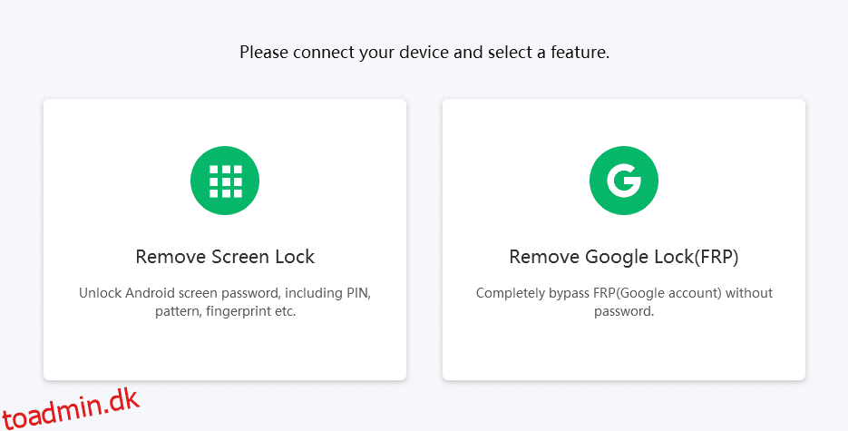 5 Android-værktøjer til fjernelse af låseskærm til din telefon [Unlock Android]