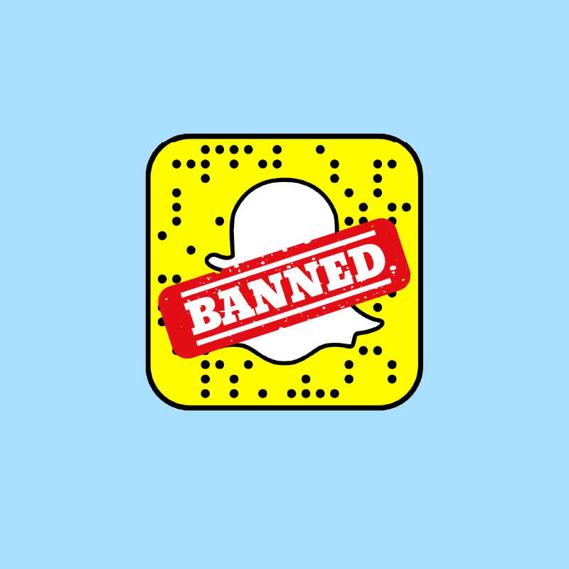 Hvor mange rapporter skal blive forbudt på Snapchat
