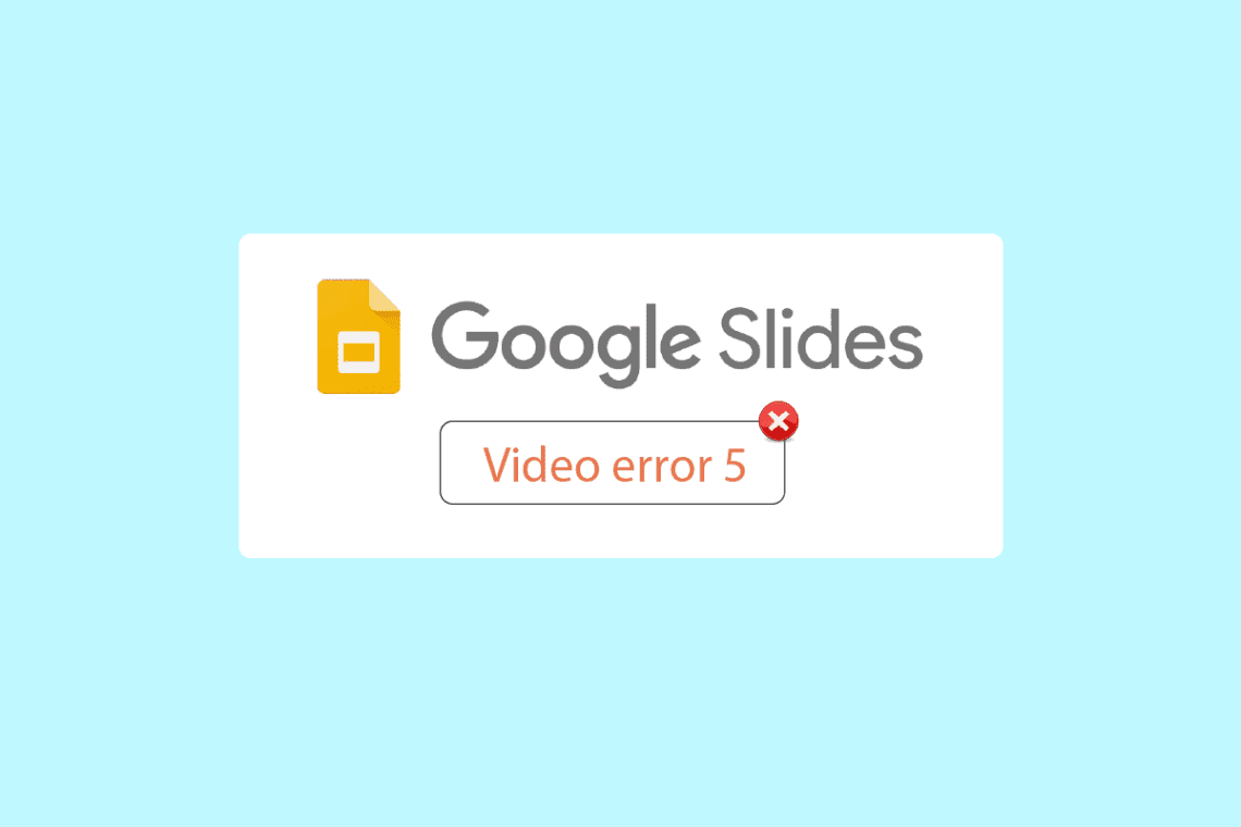 Ret videofejl 5 i Google Slides