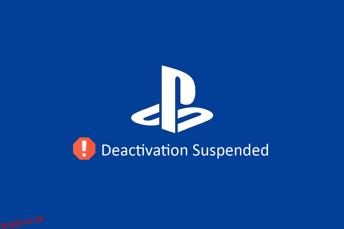 Sådan deaktiverer du suspenderet PlayStation-konto