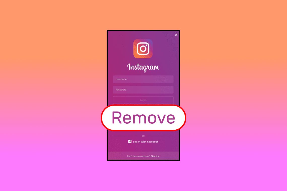 Sådan fjerner du din Instagram-konto fra telefonen