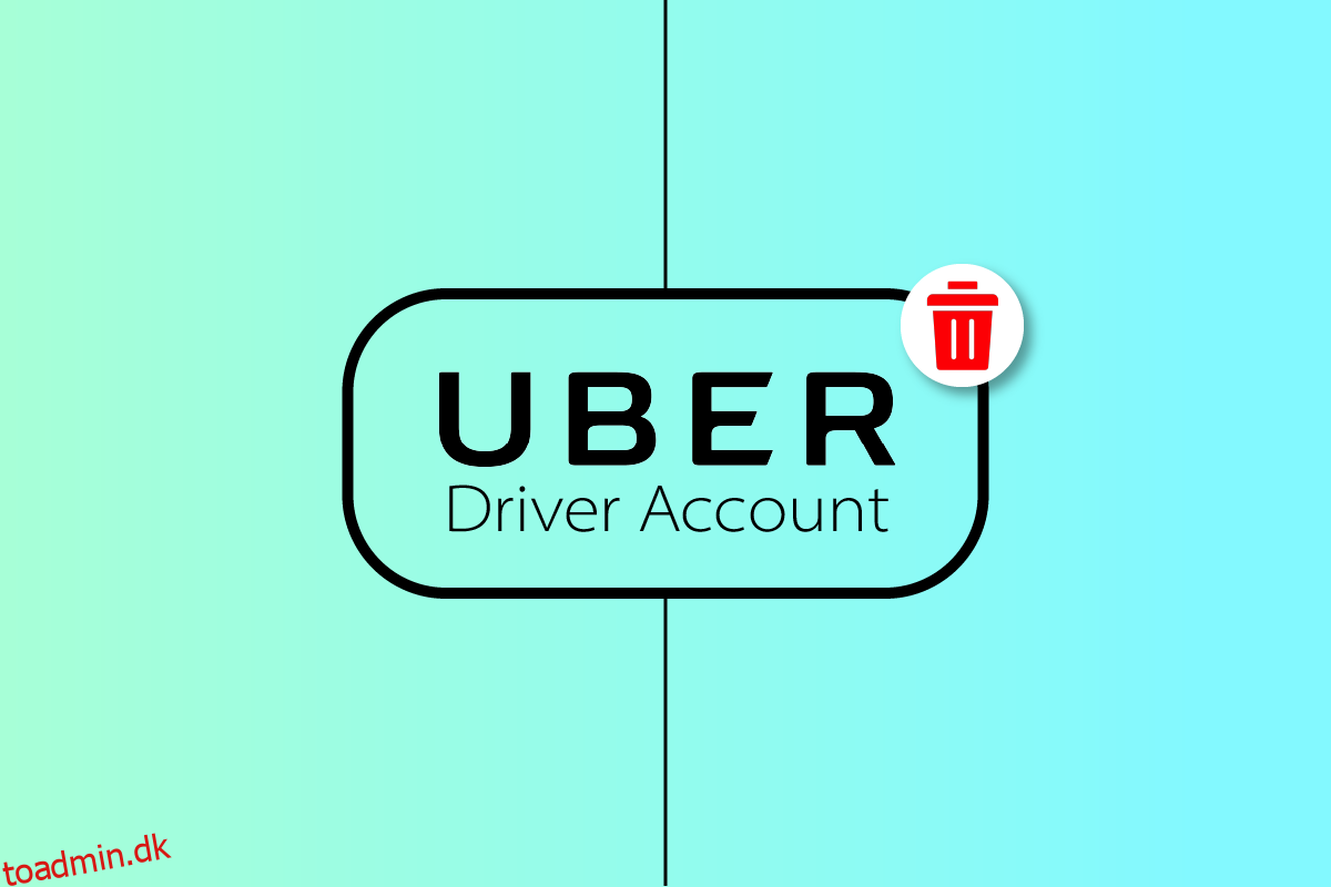 Sådan sletter du Uber-driverkonto