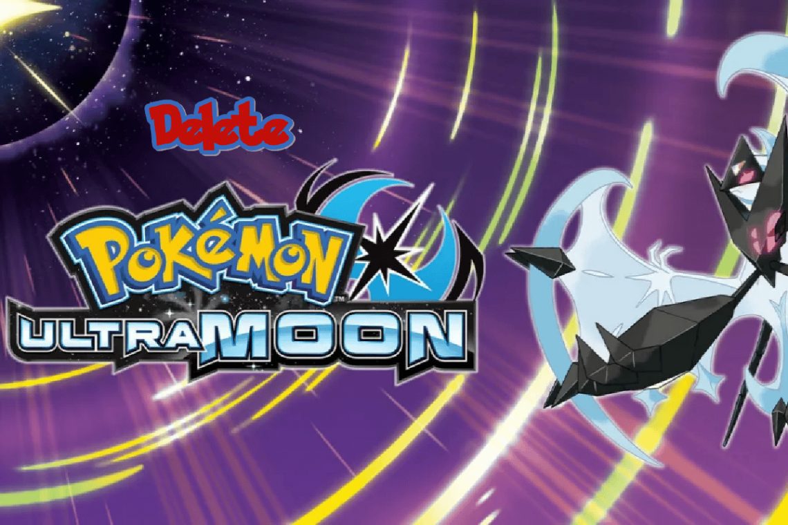 Sådan slettes Pokémon Ultra Moon gemt fil