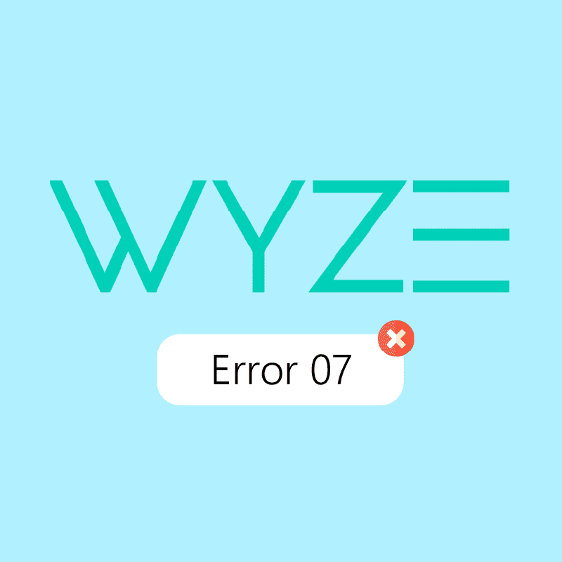 Ret Wyze Error 07 på Android