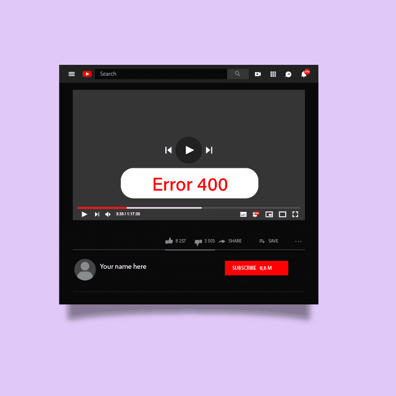 Ret YouTube Error 400 i Google Chrome