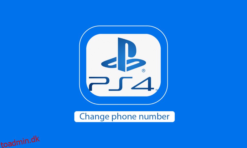 Sådan ændres telefonnummer på PS4