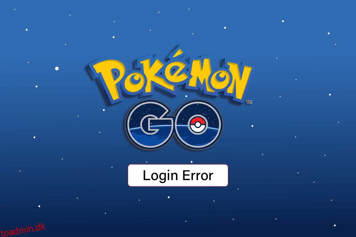 Ret Pokémon GO kunne ikke logge på fejl