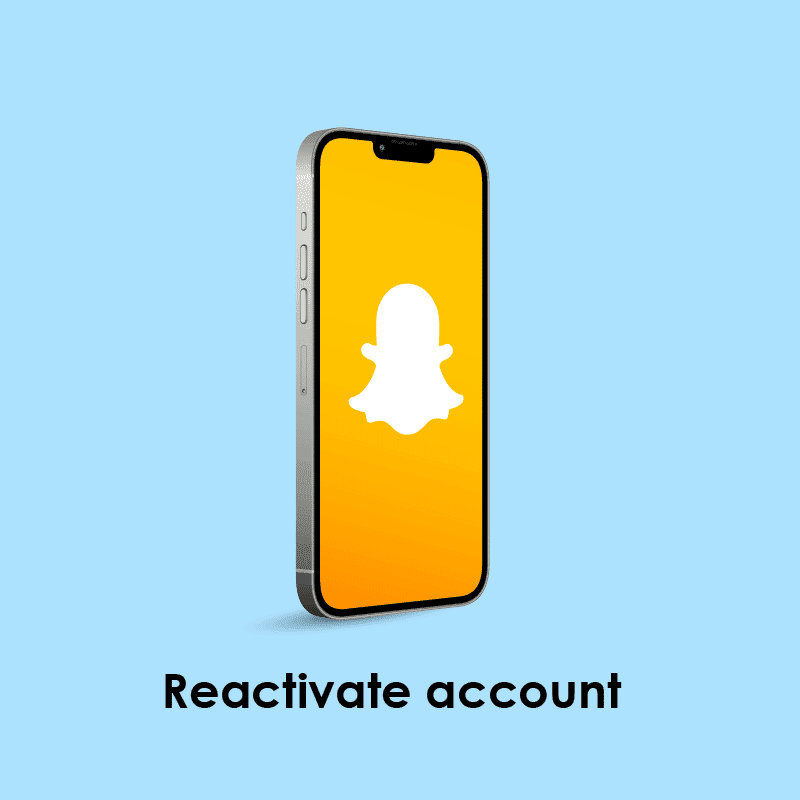 Sådan genaktiveres en Snapchat-konto