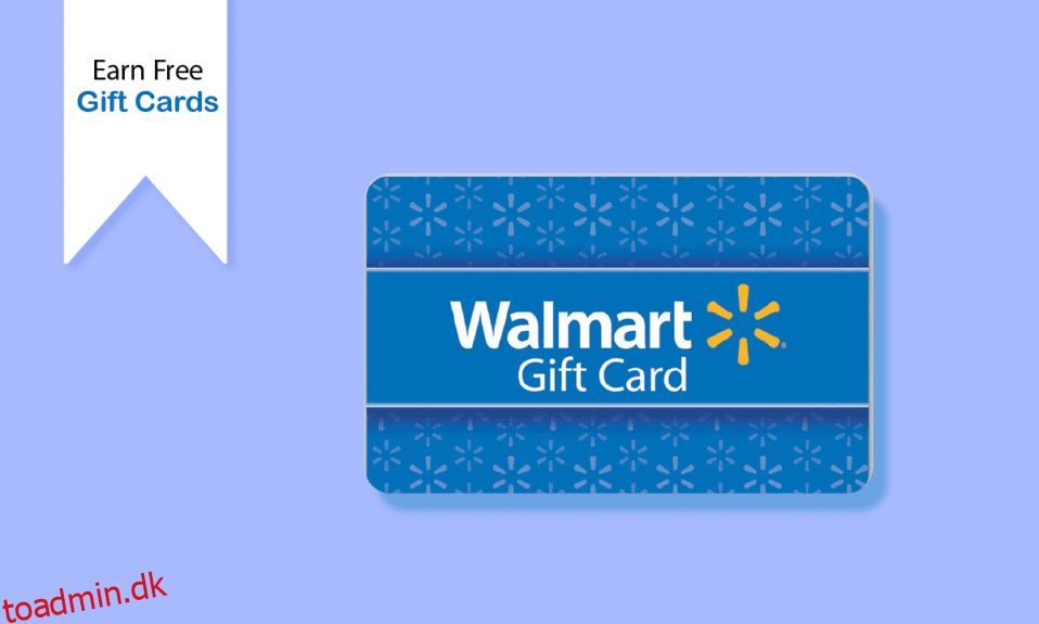 6 måder at tjene gratis Walmart-gavekort på