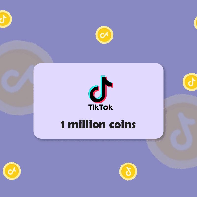 Hvor meget er 1 million mønter på TikTok?
