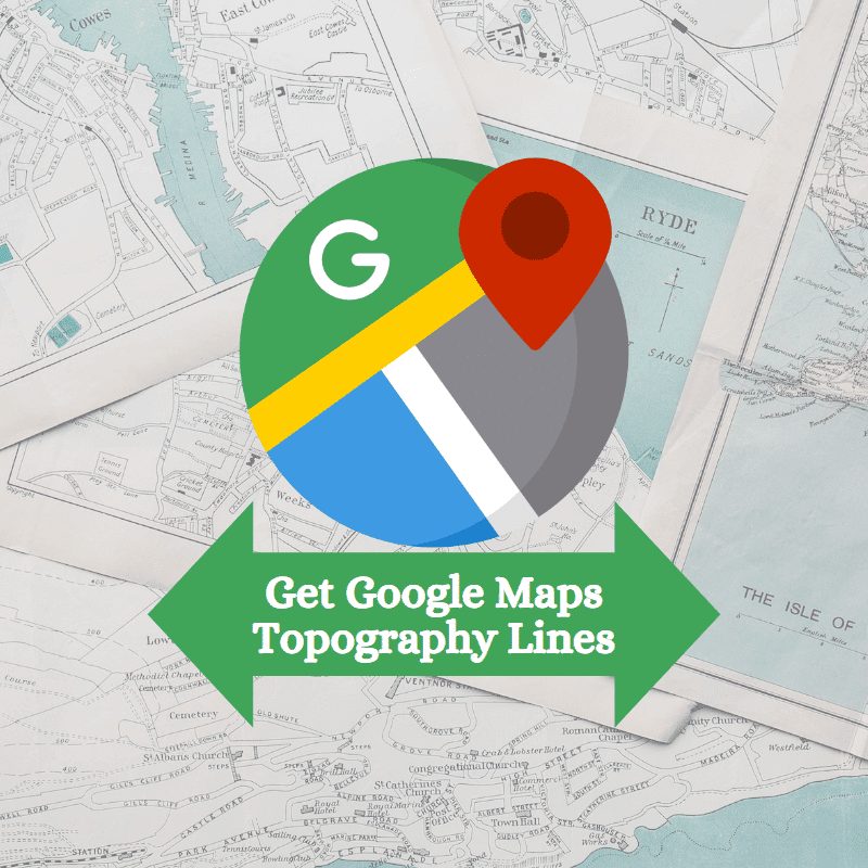 Sådan får du Google Maps topografilinjer