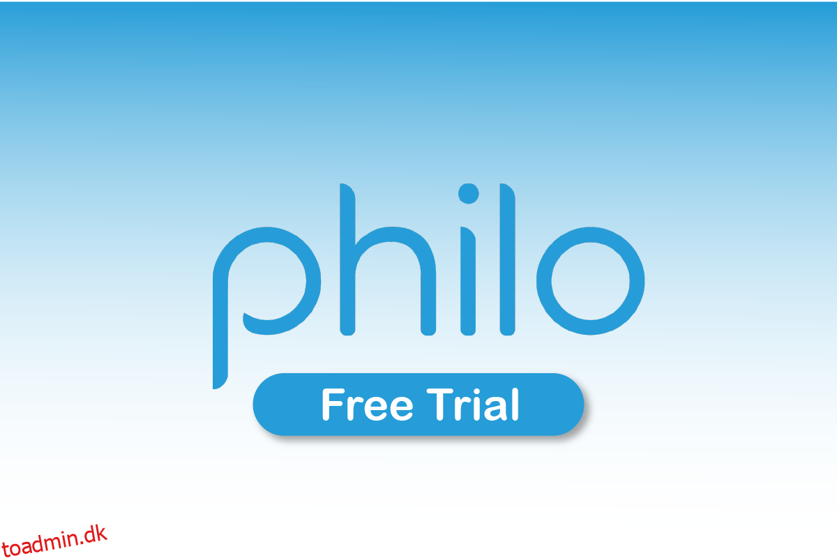 Sådan får du Philo 7 dages gratis prøveperiode