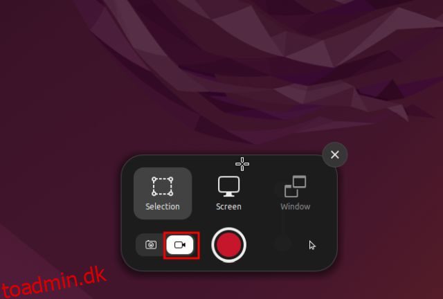 Sådan optager du skærmen i Ubuntu