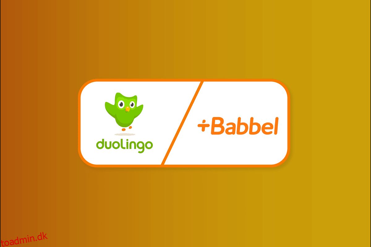 Er Babbel eller Duolingo bedre til at lære et sprog?
