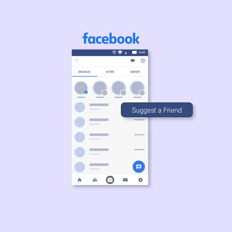Hvad skete der med at foreslå en venindstilling på Facebook?