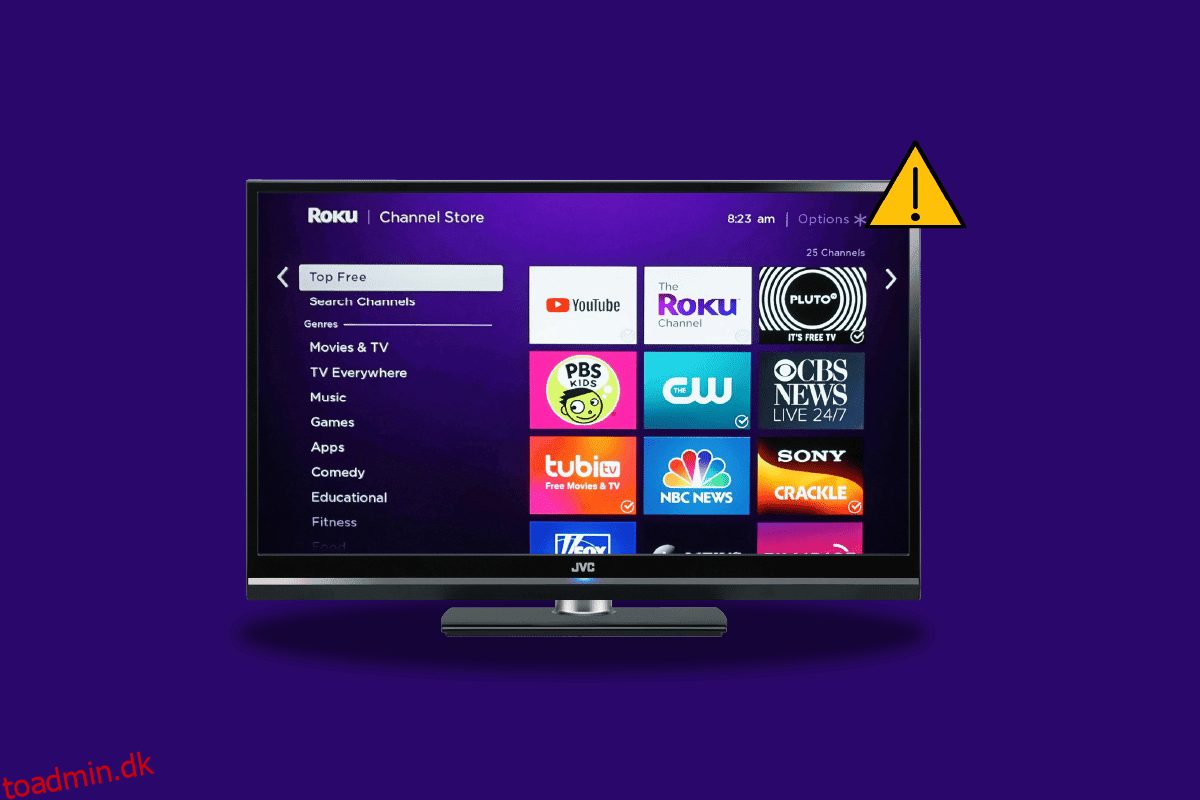 Reparer apps, der ikke virker på Roku TV