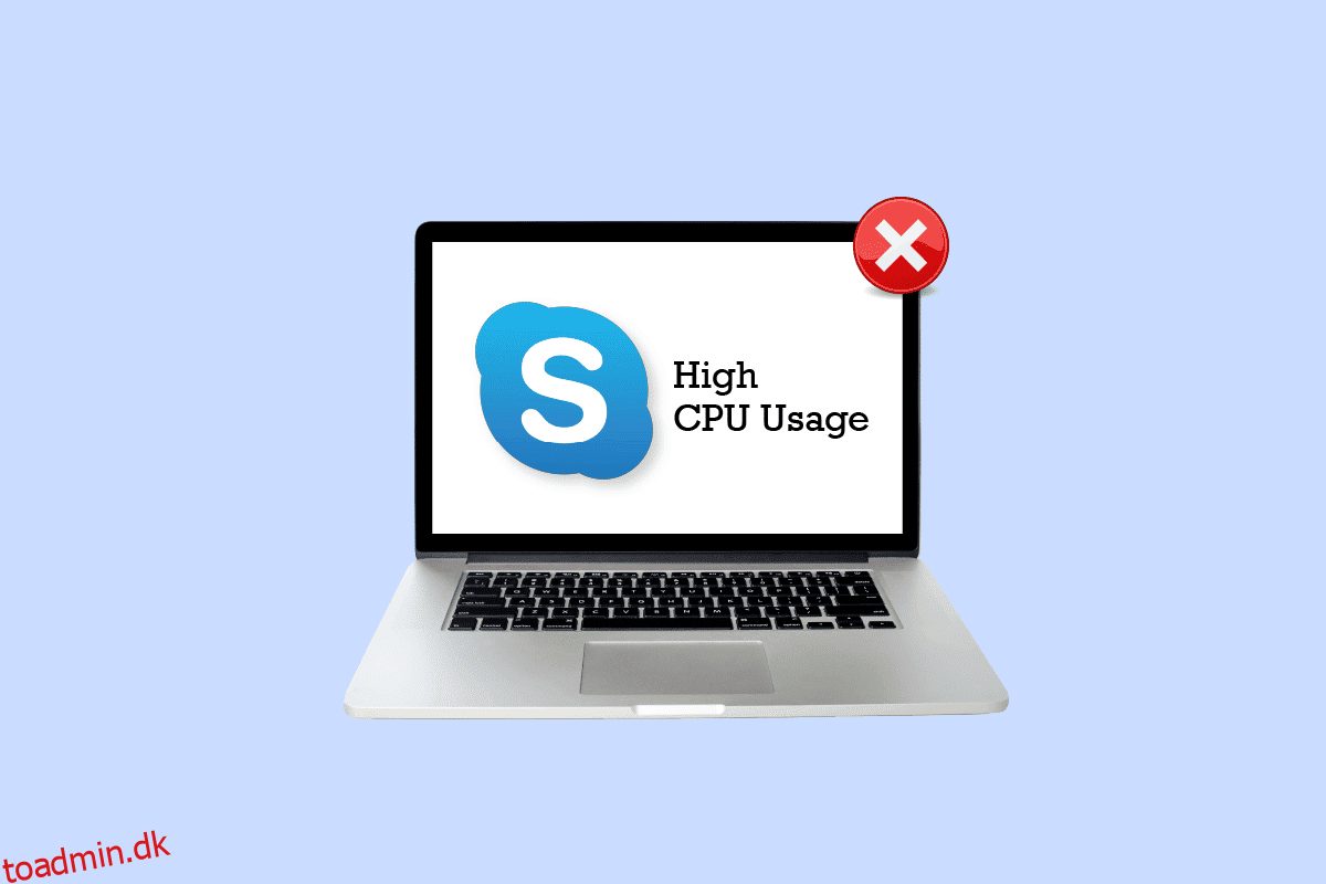 Ret Skype High CPU Usage i Windows 10