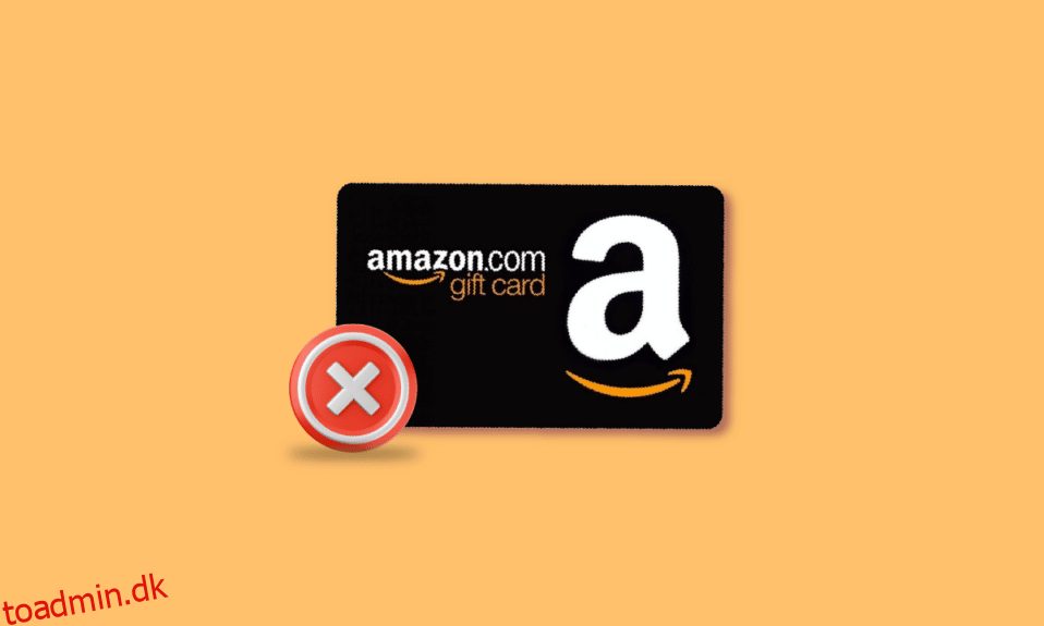 Sådan fjerner du Amazon-gavekort