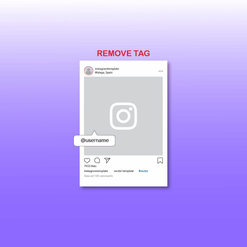 Sådan fjerner du taggen på Instagram Post