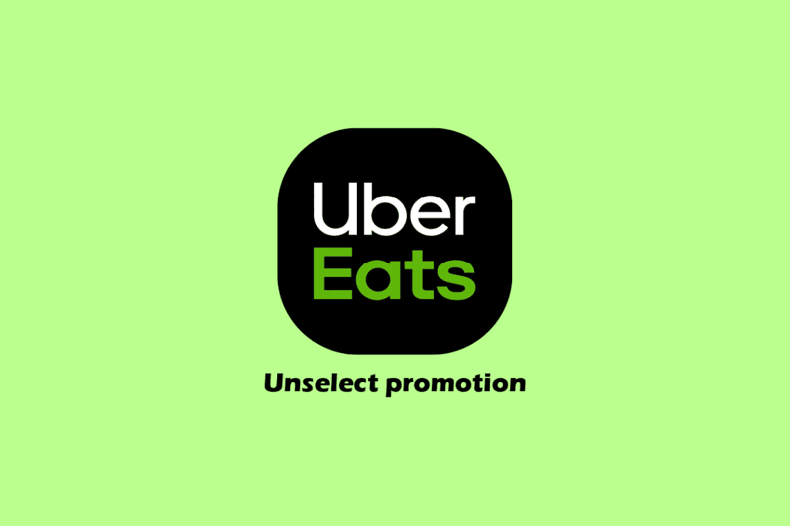 Sådan fravælges kampagne på Uber Eats