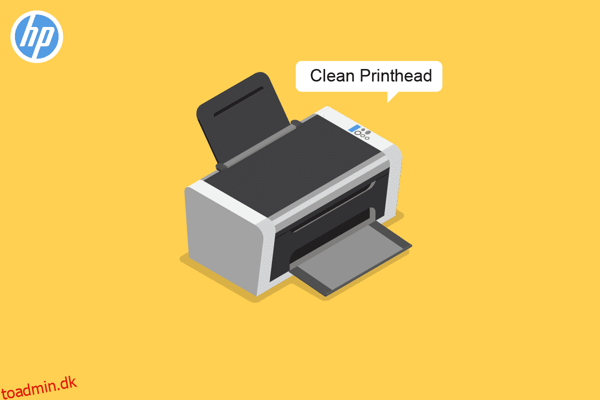 Sådan rengøres HP-printhovedet