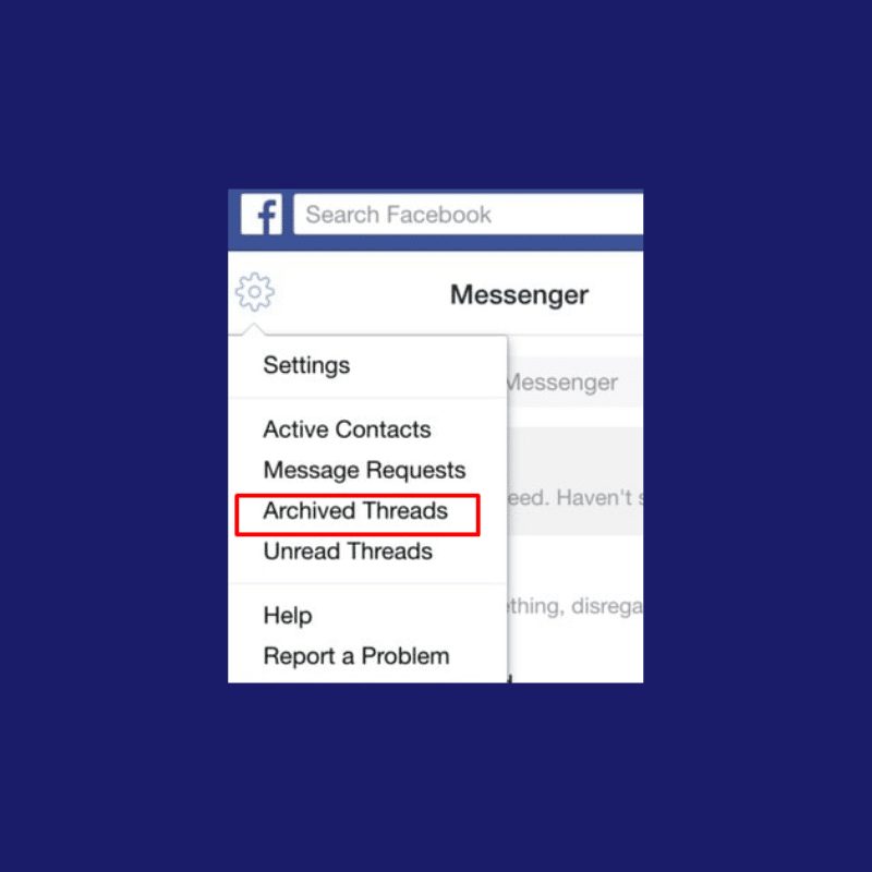 Sådan ser du arkiverede beskeder på Facebook Messenger
