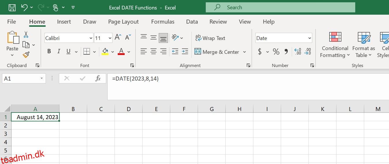 9 Excel DATE-funktioner, du bør kende