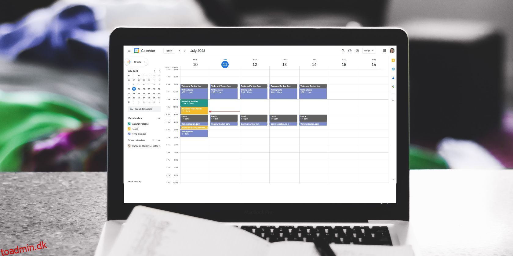Sådan ændres den første ugedag i Google Kalender