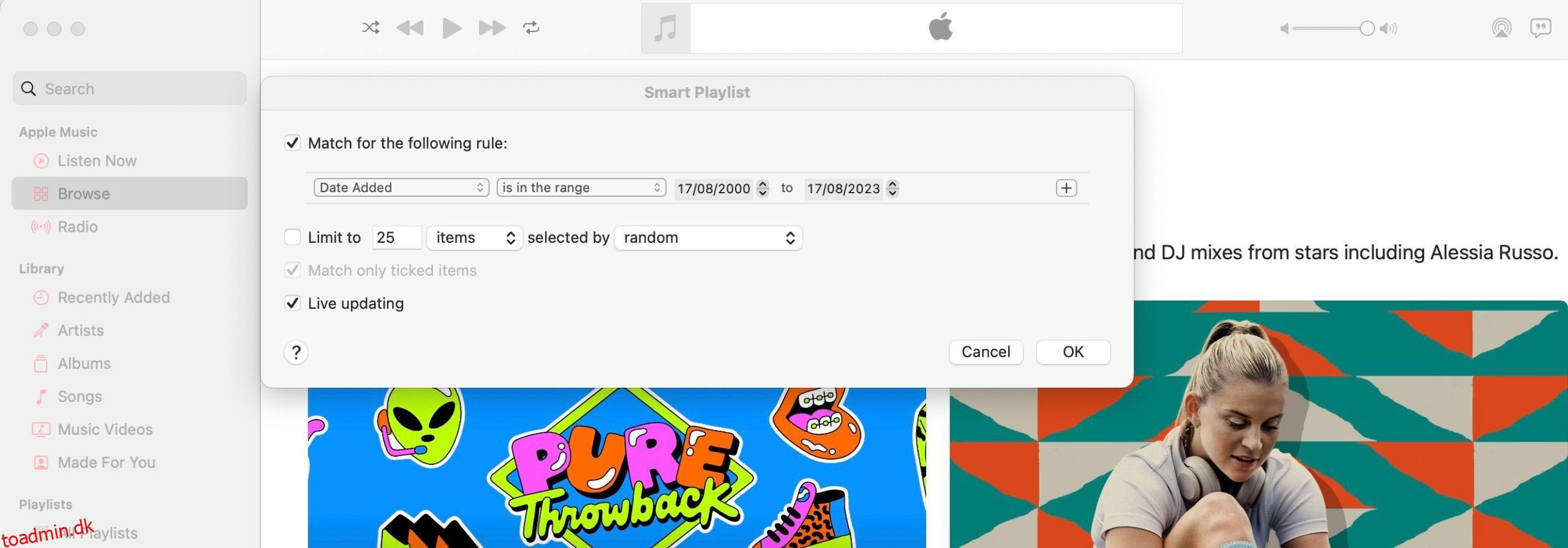 Sådan downloader du musik fra Apple Music