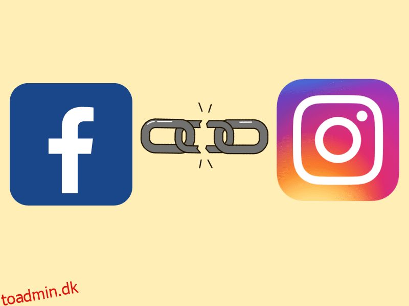 Sådan fjerner du linket mellem Facebook og Instagram på kun 5 minutter