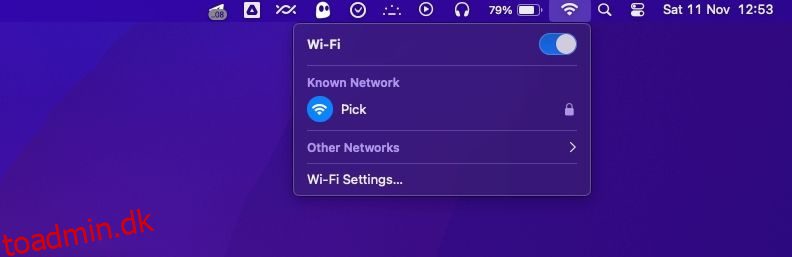 Sådan glemmer du et Wi-Fi-netværk på en Mac