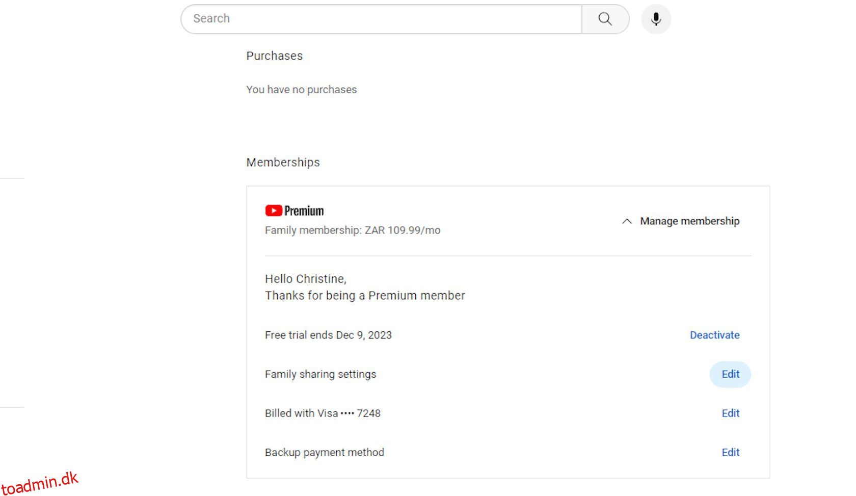 Sådan tilføjer eller fjerner du medlemmer fra dit YouTube Premium-familiemedlemskab